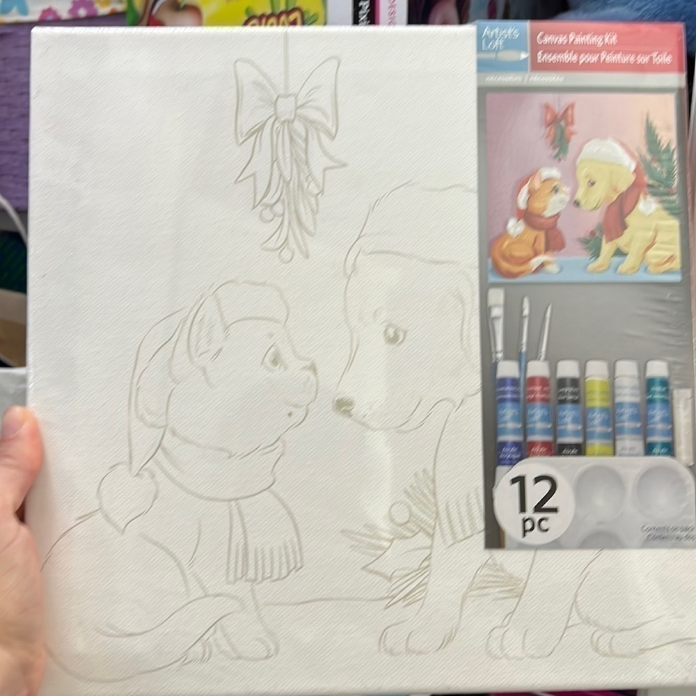 Canvas painting set - Holiday let’s NIB